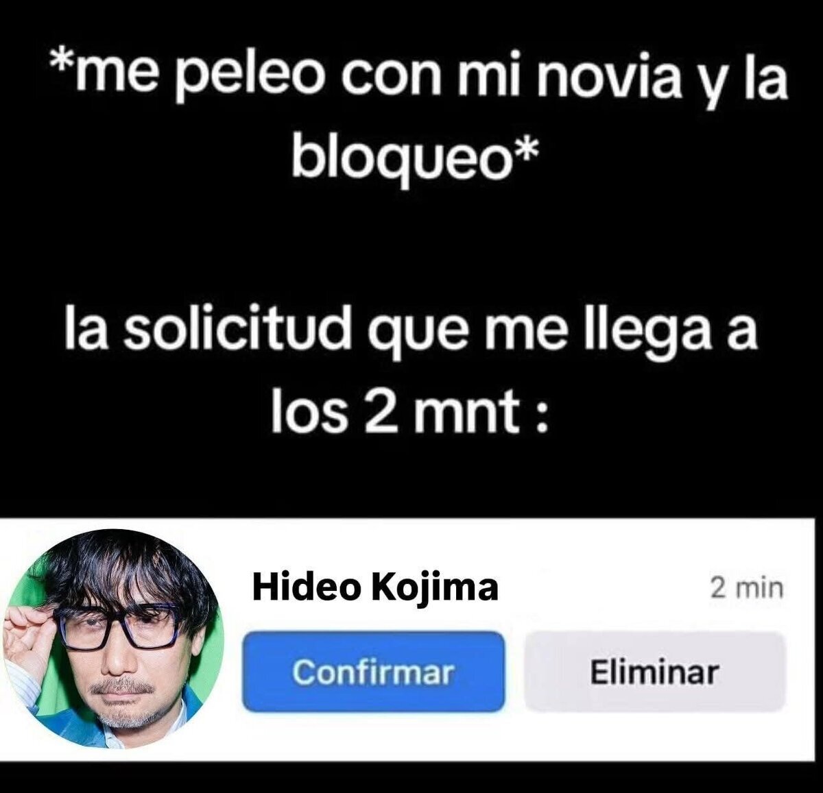 Llamadme loco pero no creo que sea el Kojima real...