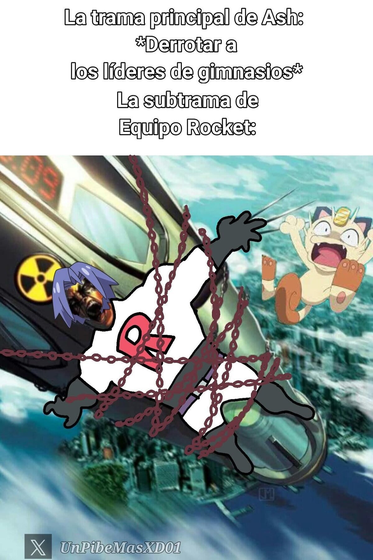 Las aventuras del equipo Rocket son raras