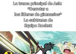 Las aventuras del equipo Rocket son raras