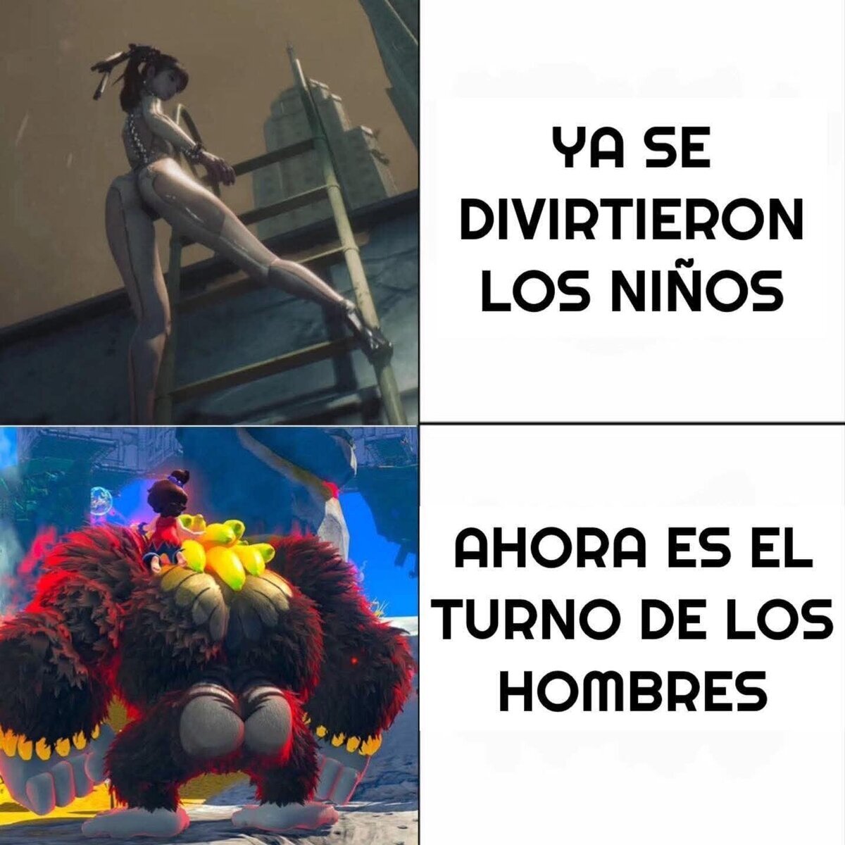 Que se diviertan los hombres