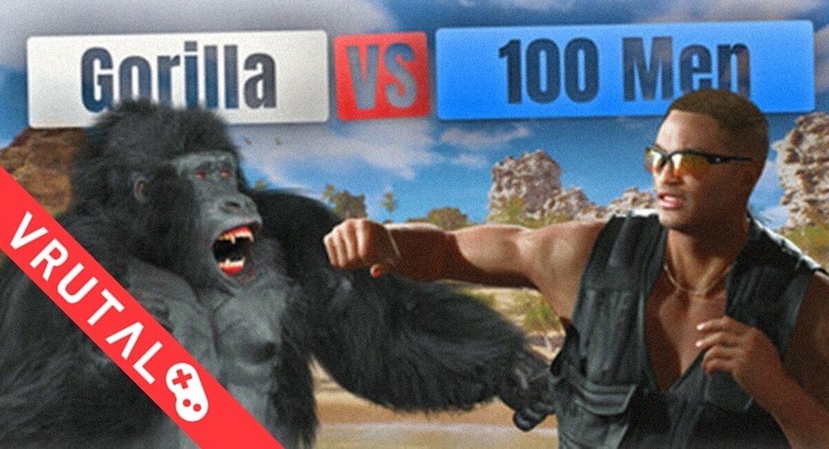 El meme se vuelve videojuego: GORILLA VS 100 MEN llega a Steam