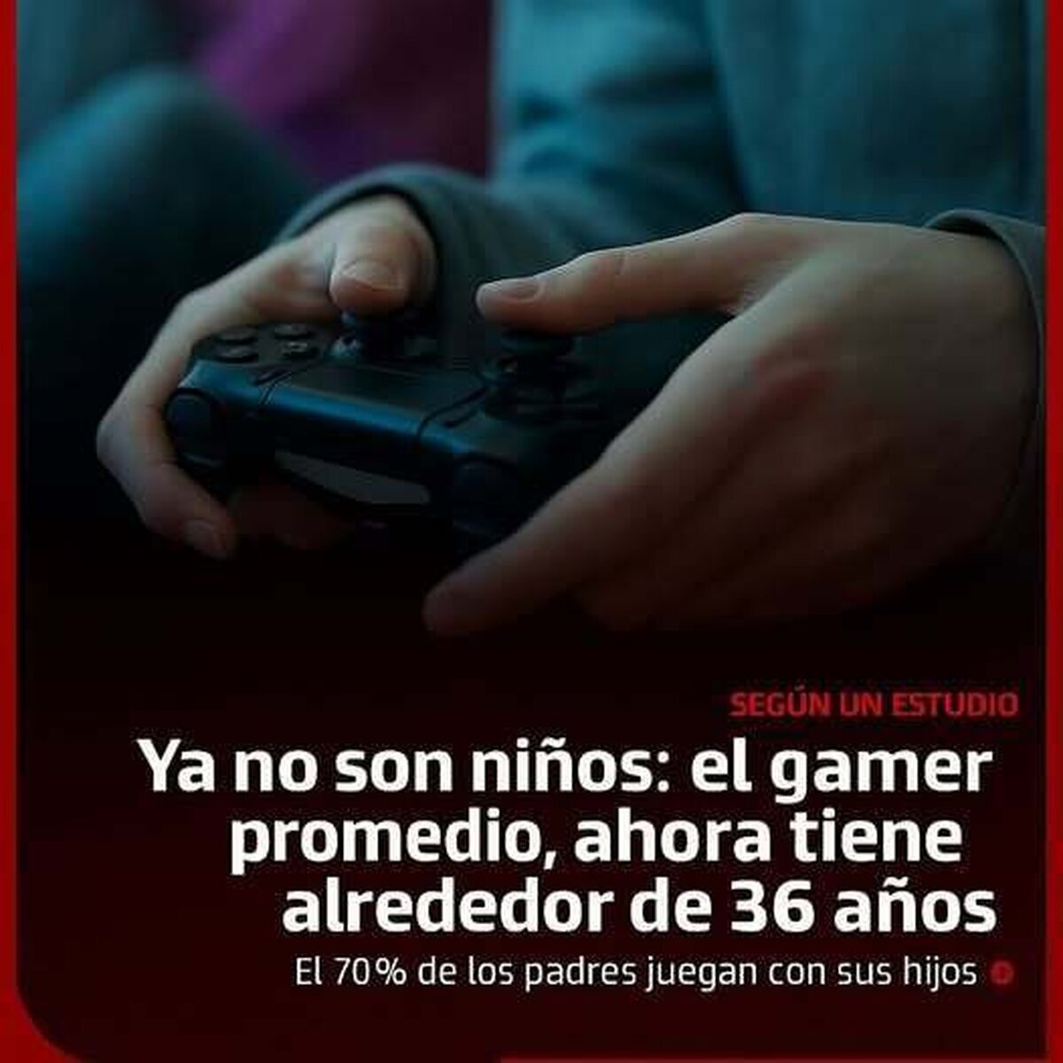 La edad promedio de los gamers