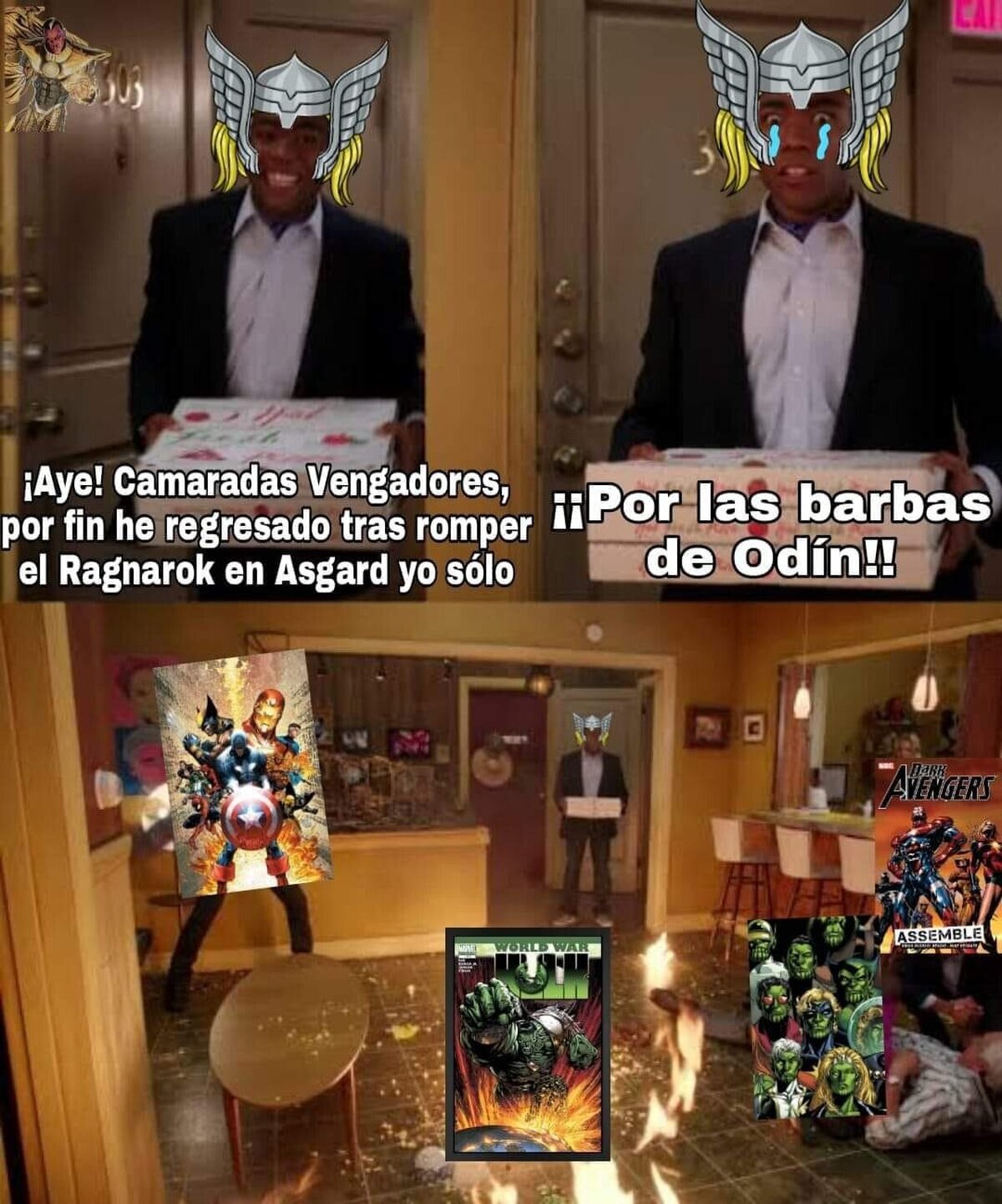 Aunque usted no le crea esto le pasa muy seguido a Thor