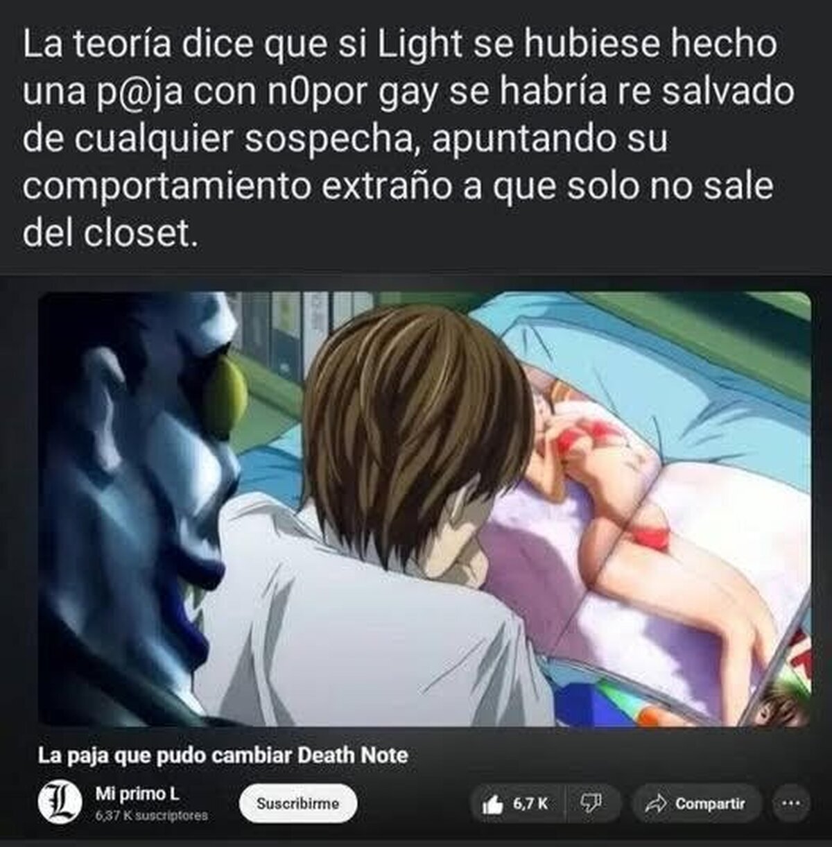 La paja que pudo haber salvado a Light Yagami