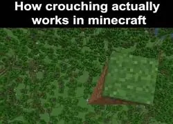 As&iacute; es como funciona agacharse en Minecraft