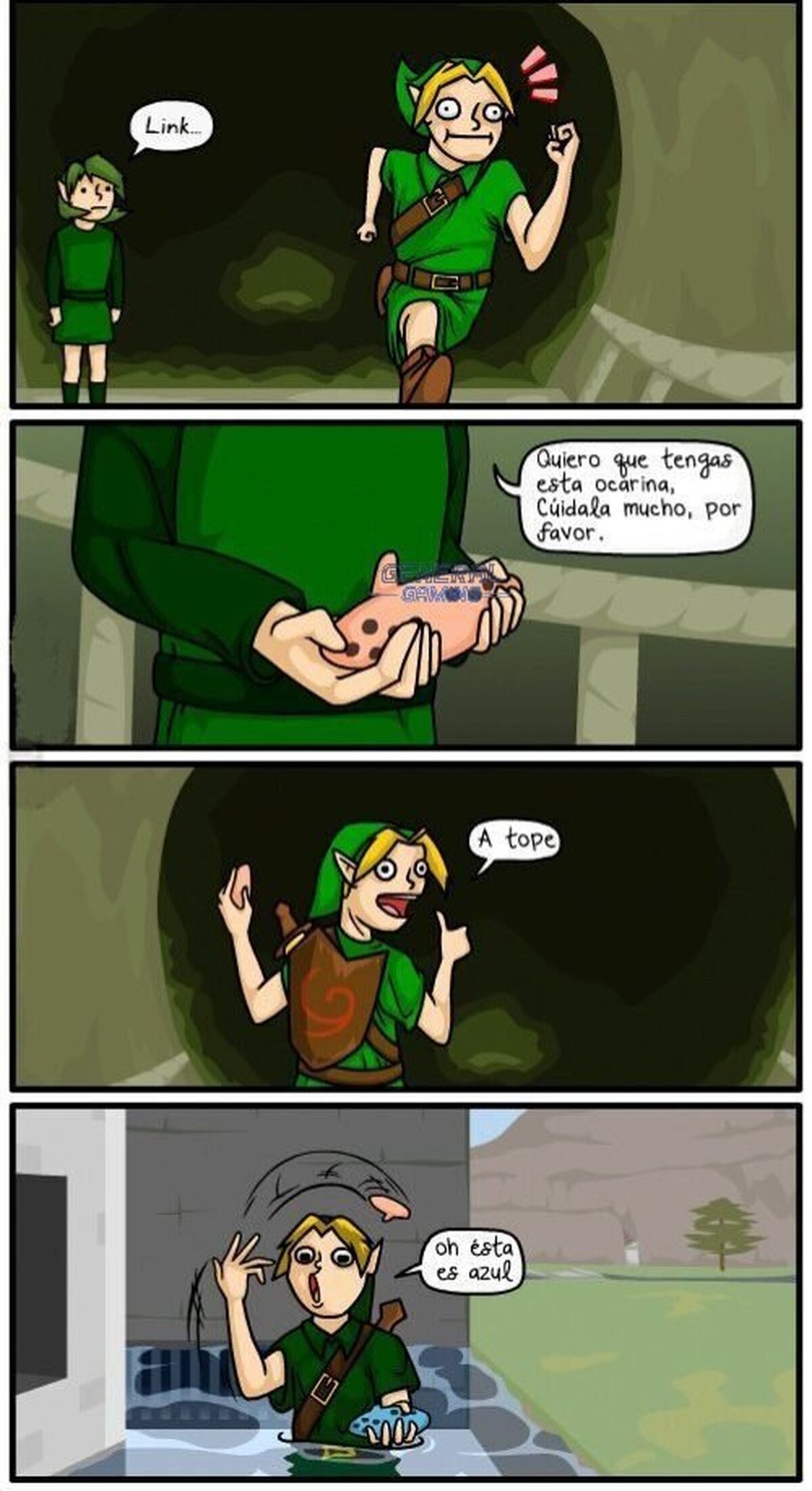Siempre me sentí mal por no usar la vieja ocarina