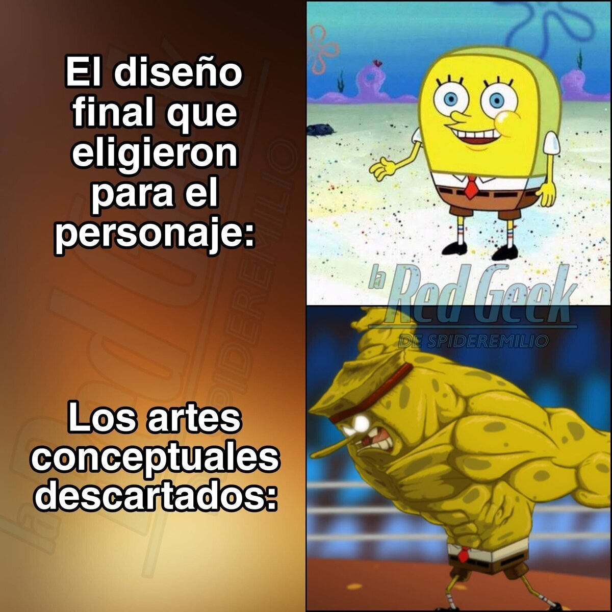¿Qué personaje tuvo un arte conceptual superior al final?