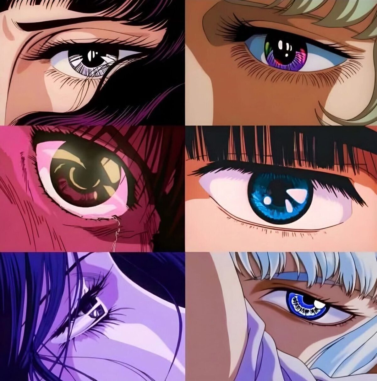 Los animes de los 90s tenían el mejor diseño de ojos, punto