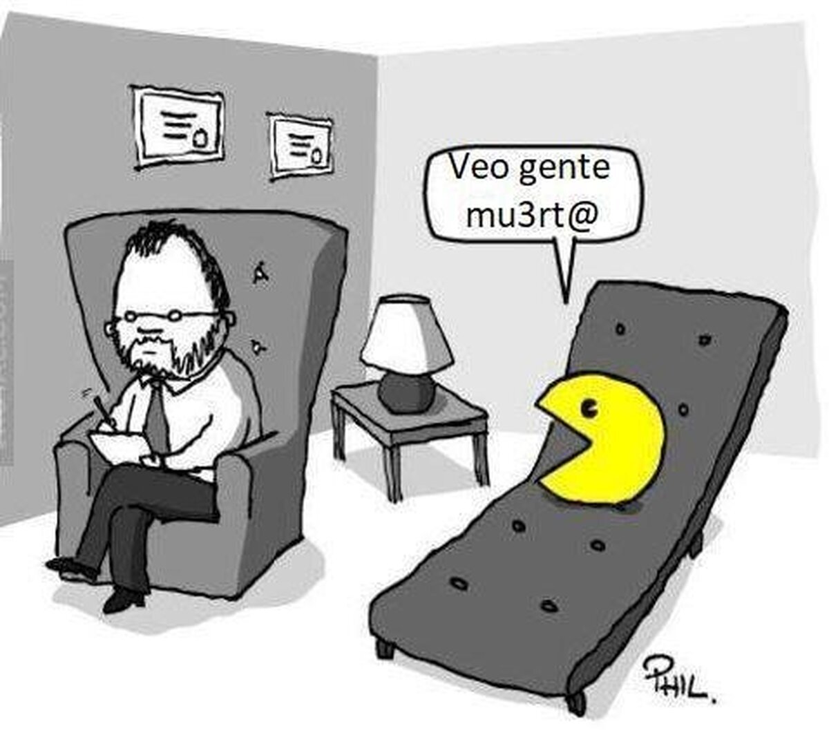 Los fantasmas son reales, Pac-Man
