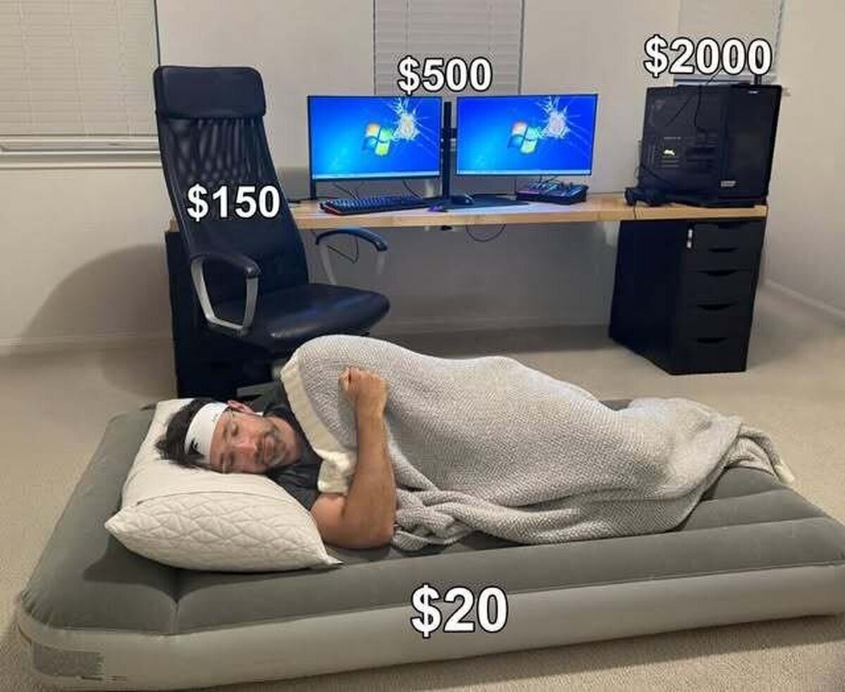 Honestamete, no hace falta una cama de 500 dólares
