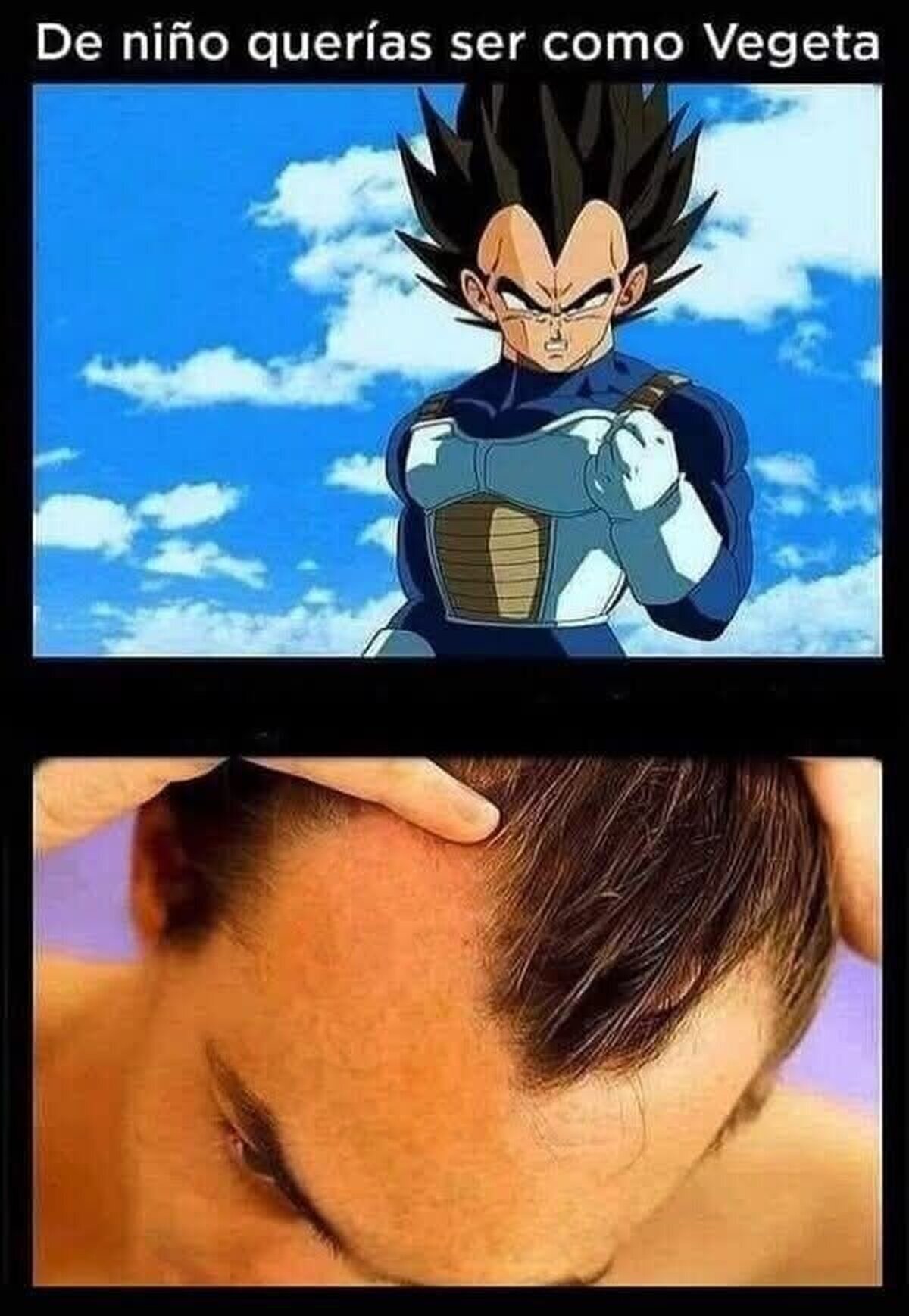 Ya me parezco a Vegeta