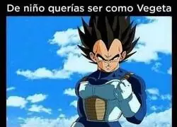 Ya me parezco a Vegeta