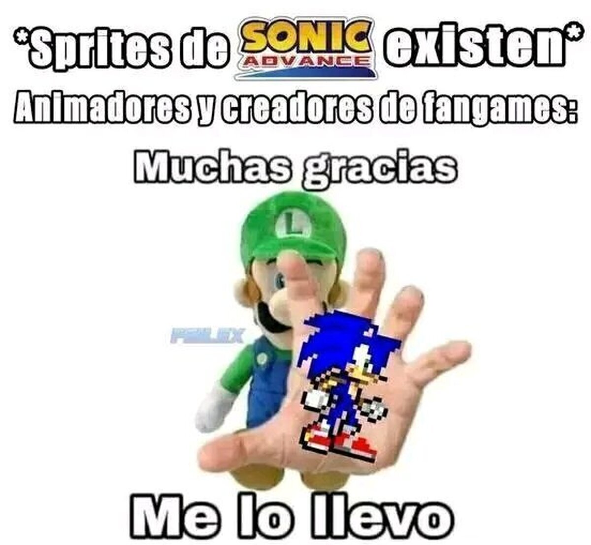 El sprite más famoso entre los fans