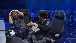 La surrealista reacci&oacute;n de derrota de este chico en el EVO 2025