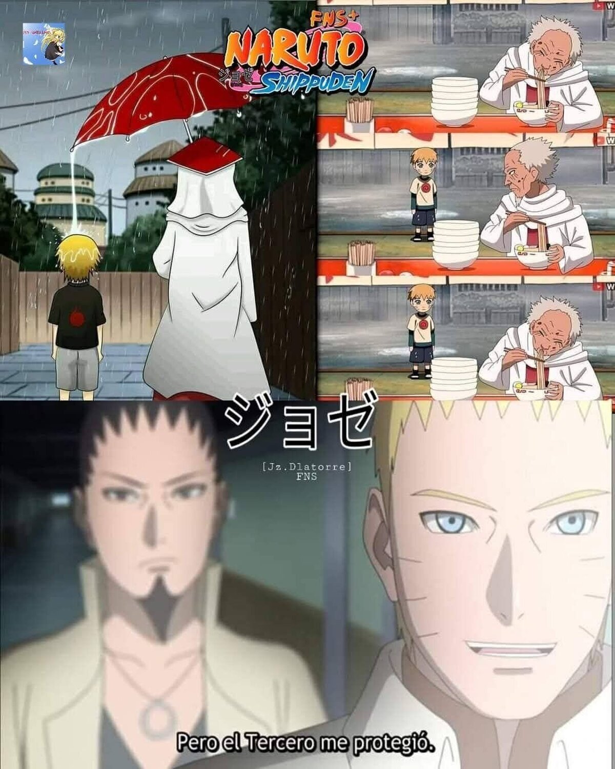 Sin migajas, Naruto