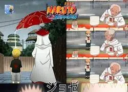 Sin migajas, Naruto