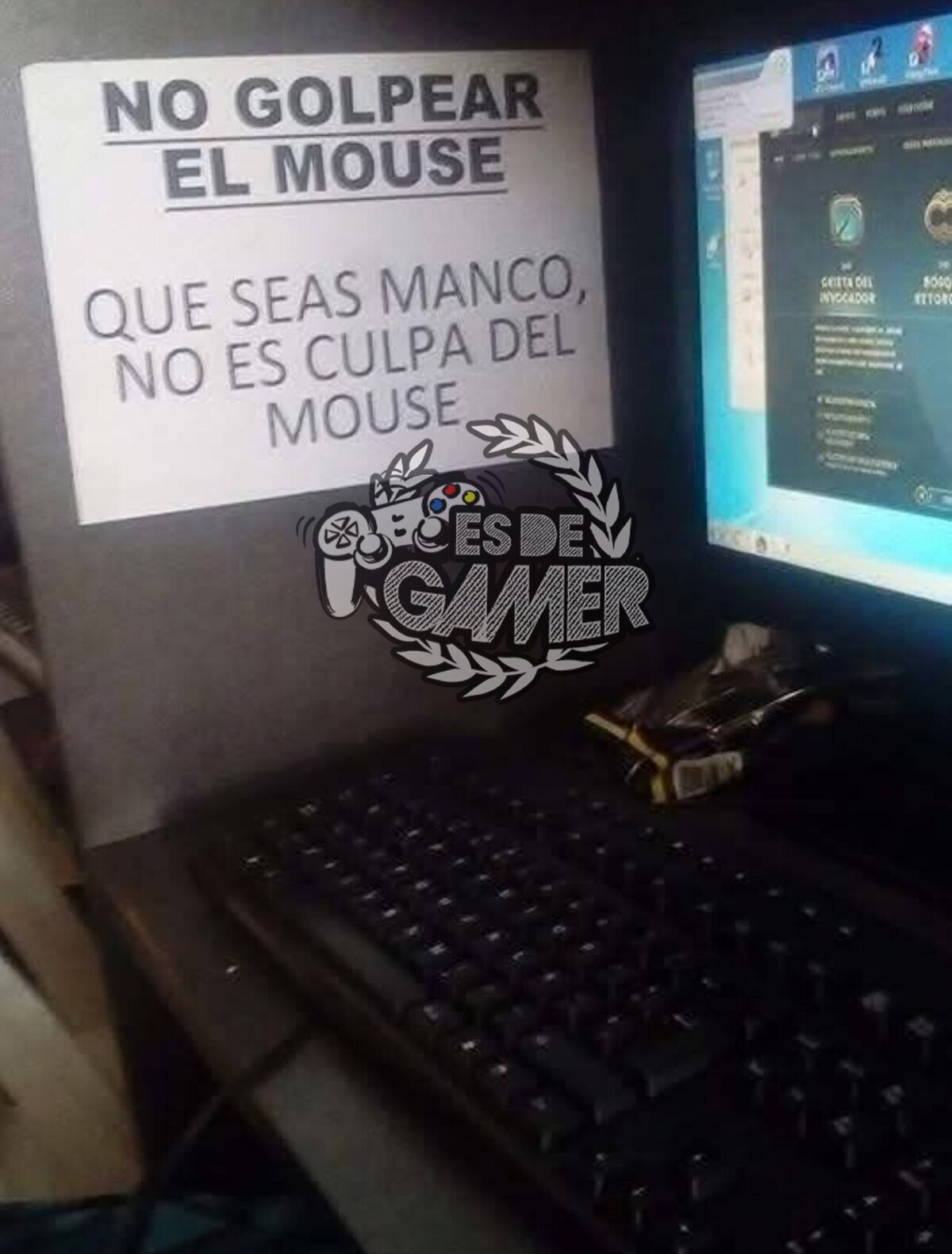 Imagina los sustos antes de poner ese aviso...