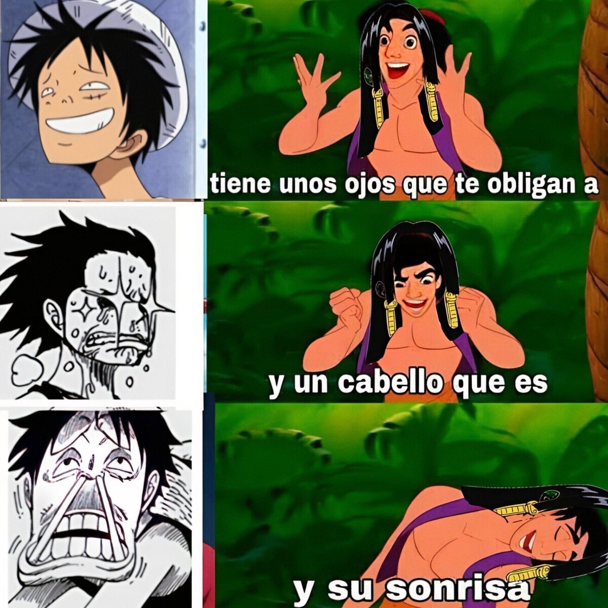 ¿Qué le ven a Luffy?