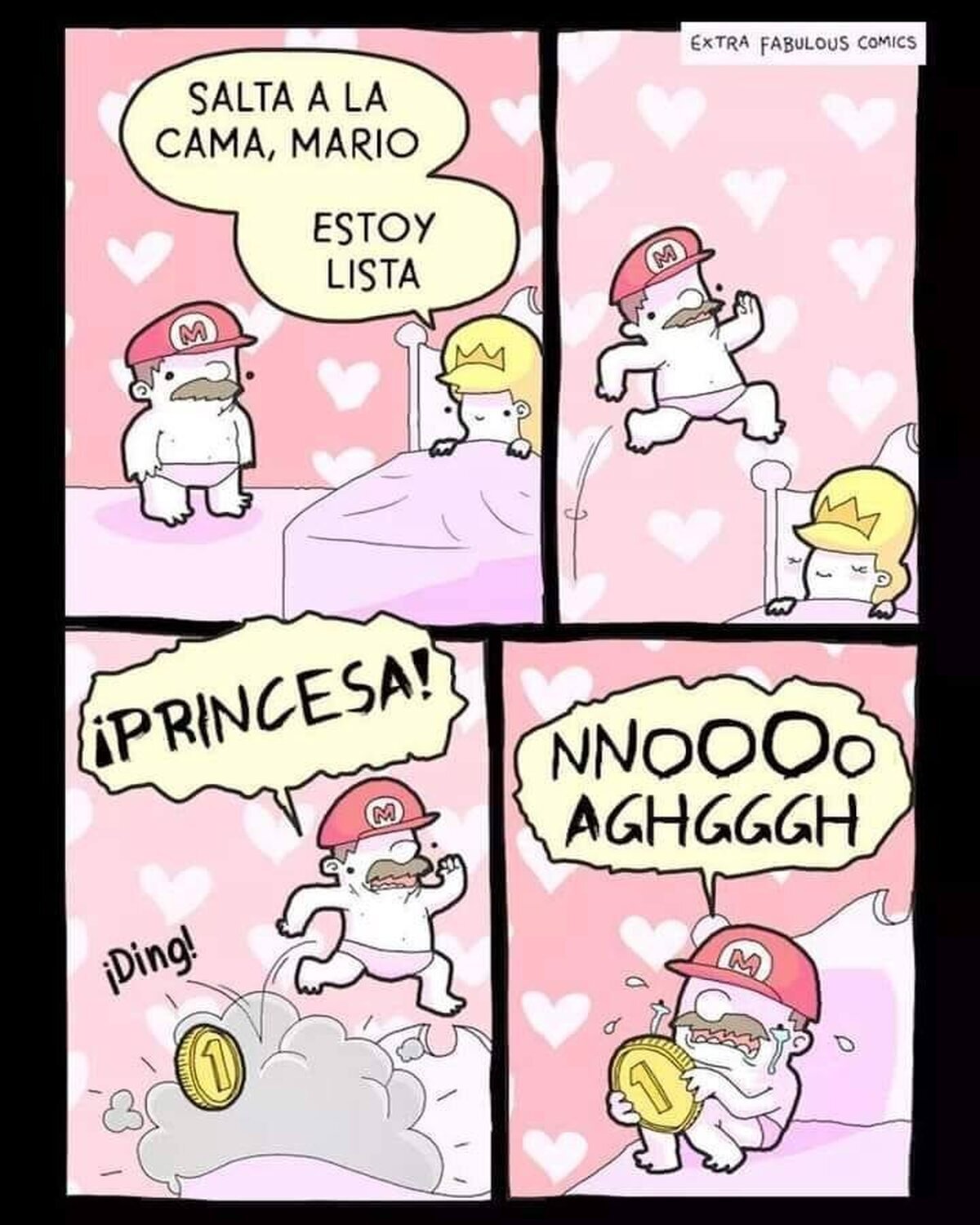 La cama no es para saltar