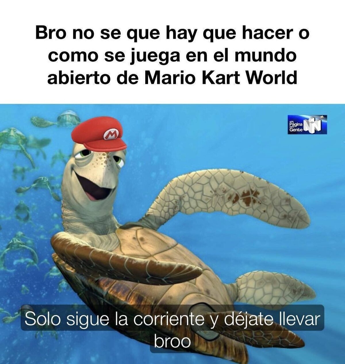 Solo hay que dejarse llevar