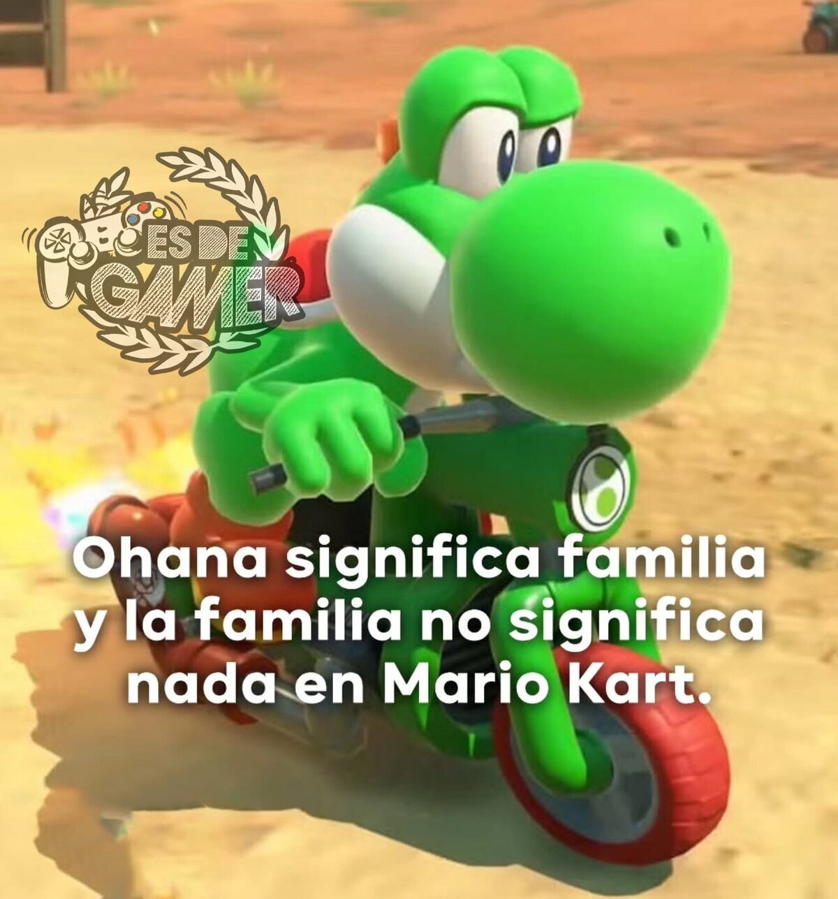 En Mario Kart no hay amigos ni familia