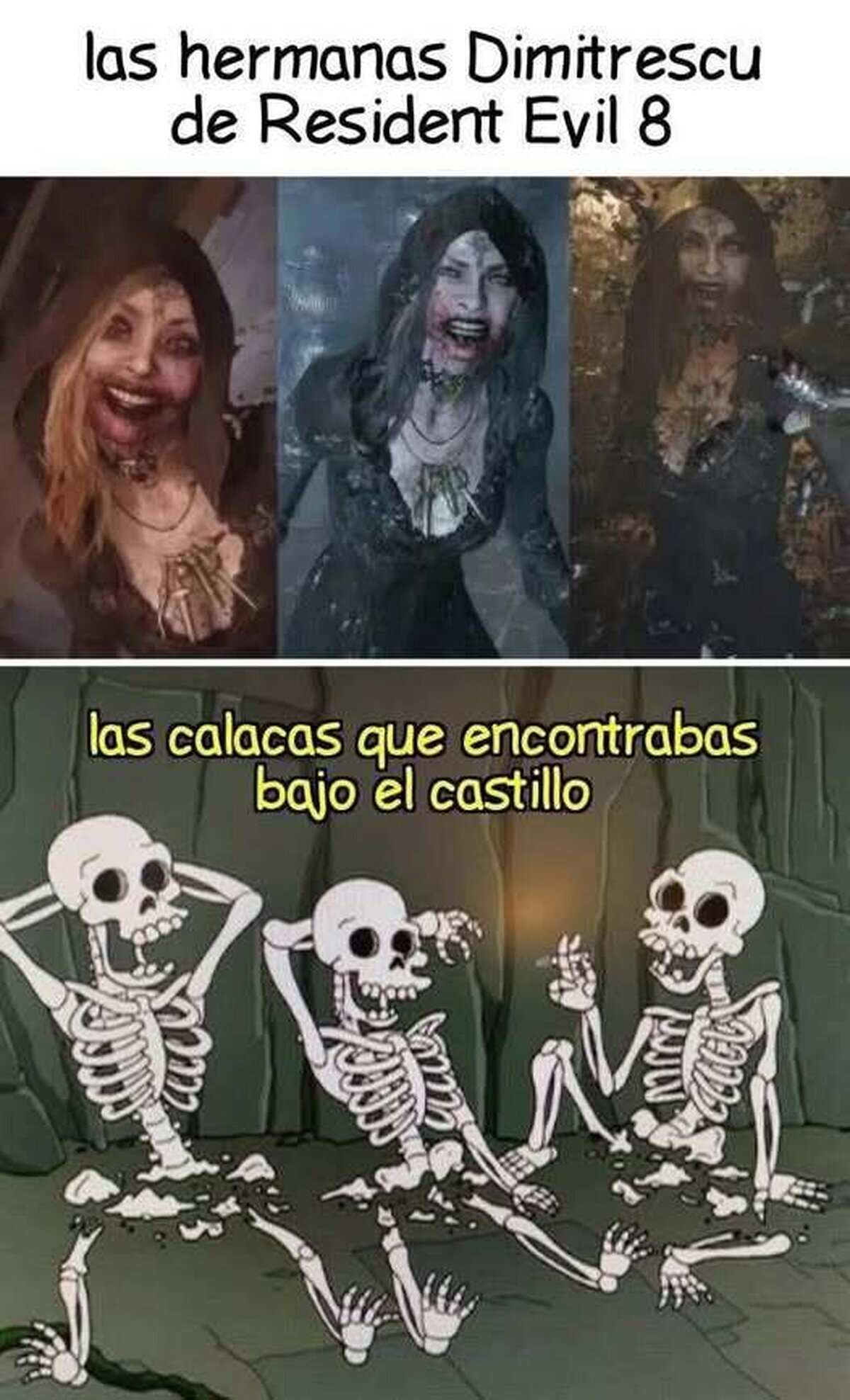 Que lindas las hermanas Dimitrescu
