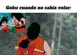 Ag&aacute;rrate fuerte, Goku