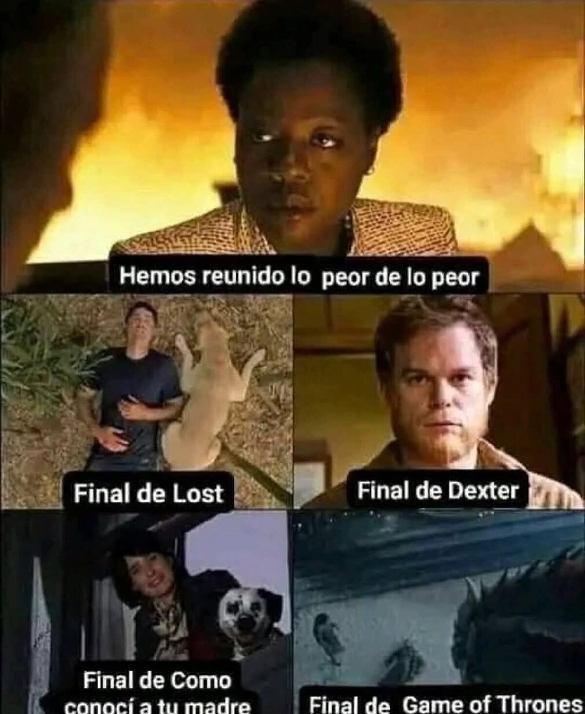 Los peores finales de la TV