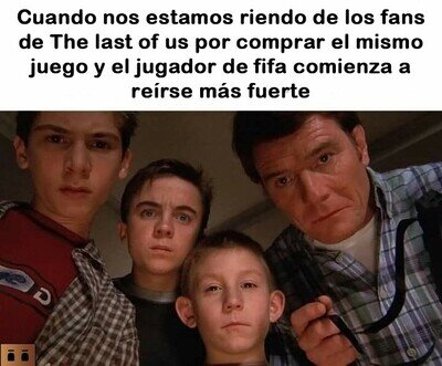 No se ha dado cuenta que hace parte del chiste