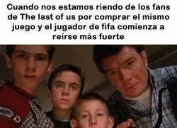 No se ha dado cuenta que hace parte del chiste