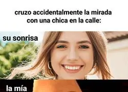 Me perd&iacute; en esa sonrisa