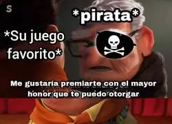 El m&aacute;ximo honor de un pirata