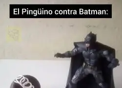 El ping&uuml;ino contra Batman