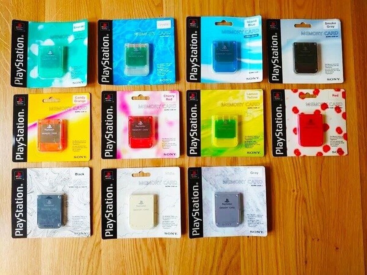 As&iacute; es como se vend&iacute;an las memory cards originales de PlayStation