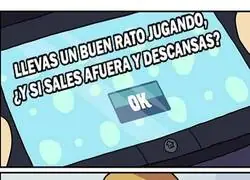 Salid afuera un poco