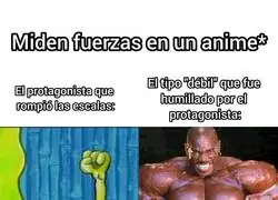 En los anime los m&uacute;sculos no significan nada