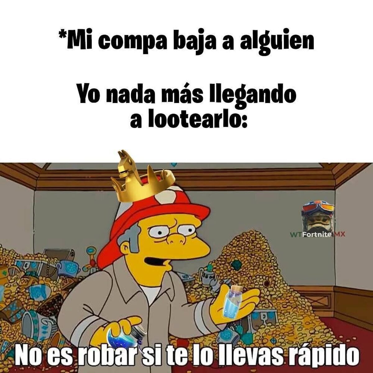 Eufemismos de lootear