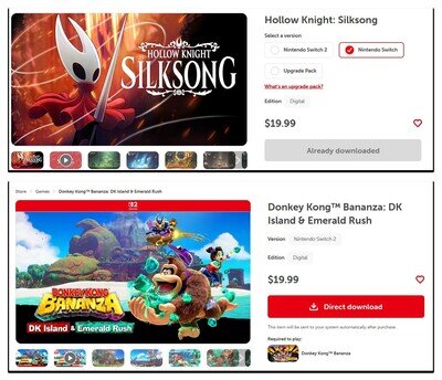 Silksong vale igual que un DLC de Donkey Kong. A esto le tenían miedo.