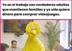 Cuerpo de adulto, gustos de ni&ntilde;o