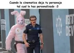 Distinto, para que resalte