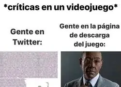 Algunas cr&iacute;ticas no necesitan muchas palabras