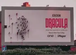 El original billboard de la nueva serie de Dracula de la BBC