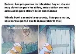 Winnie Pooh no se andaba con medias tintas