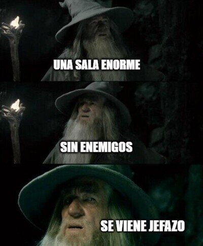 Sé reconocer la arena de un jefe cuando lo veo