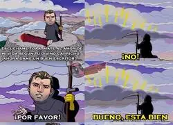 Spiderman negociando