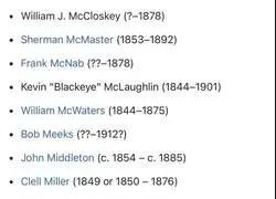 Alguien puso a Arthur Morgan como uno de los pistoleros m&aacute;s destacados en la p&aacute;gina de Wikipedia