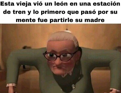 Cuidado con la abuela