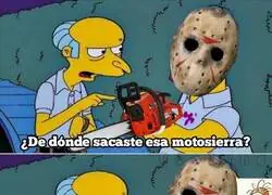 Jason NO usa motosierras