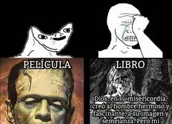El libro de Frankeinstein es desgarrador