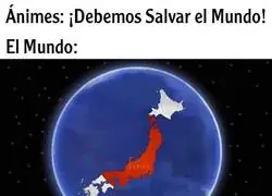 El mundo seg&uacute;n los animes